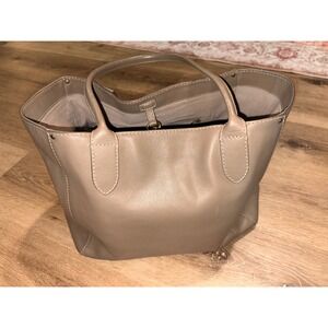 FRYE Women's Taupe Leather Tote Bag Please Read